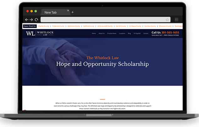 The Whitlock Law Hope and Opportunity Scholarship